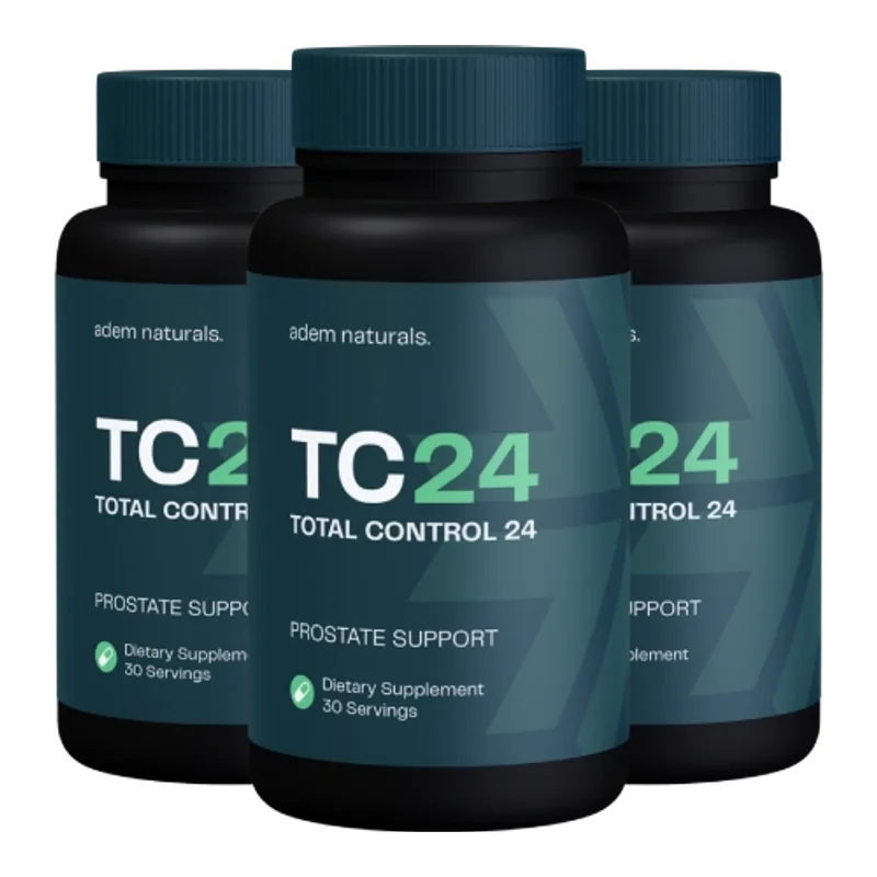 Total Control 24 Natural Men's Wellness Formula — 3 Bottle / 90 Day Pack