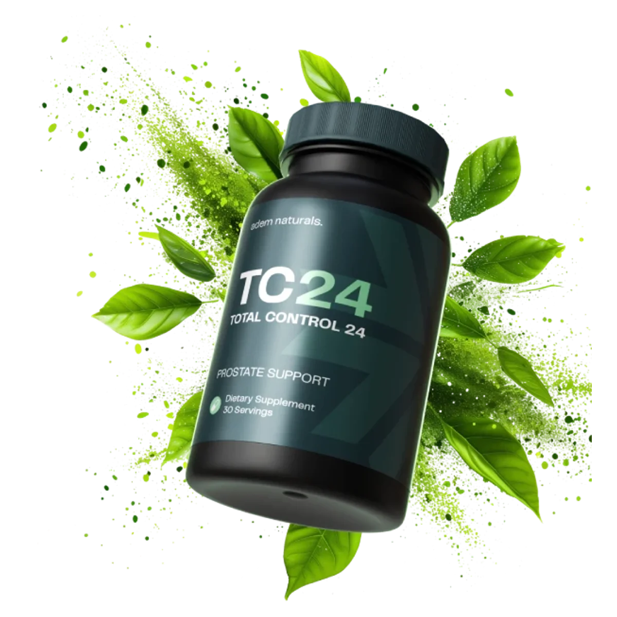 Total Control 24 Natural Men's Wellness Formula — Front Label